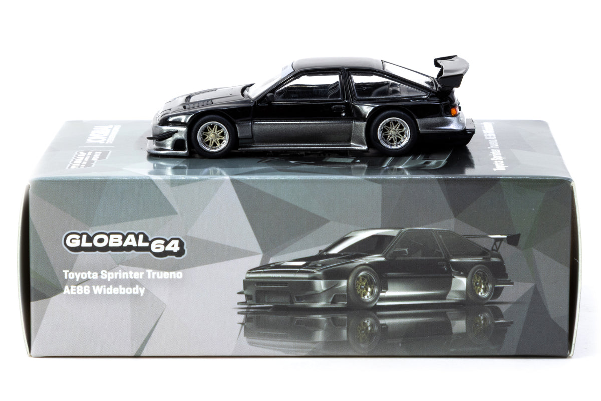 [Pre-Order] Toyota Sprinter Trueno AE86 Widebody (Black / Grey)