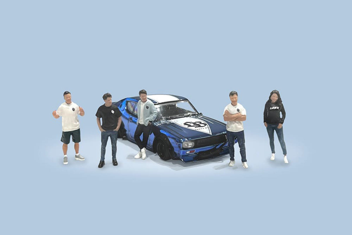 1:64 American Diorama "Liberty Walk" Team Set (AD-2415)