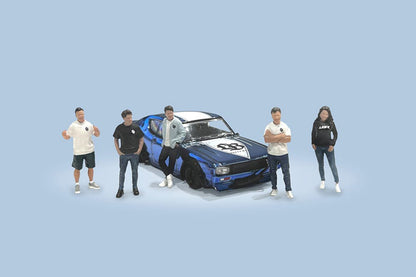 1:64 American Diorama "Liberty Walk" Team Set (AD-2415)
