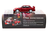 Mitsubishi Lancer GSR Evolution II + Trading Cards (Red)