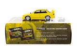 [Pre-Order] Mitsubishi Lancer GSR Evolution III + Trading Cards (Yellow)