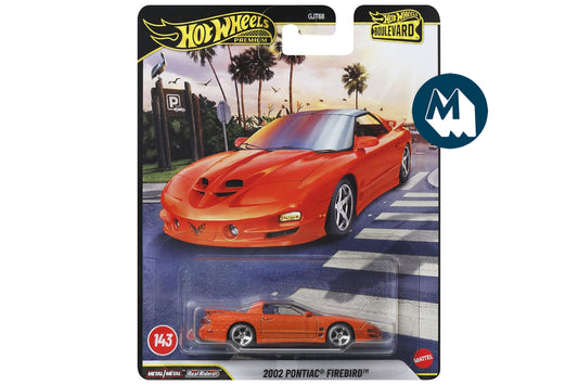 Hot Wheels Boulevard 2026 Mix 1: #143 - 2002 Pontiac Firebird (Sunset Orange Metallic)