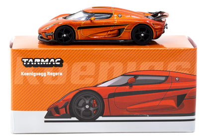 [Pre-Order] Koenigsegg Regera (Orange Metallic / Black Stripes)