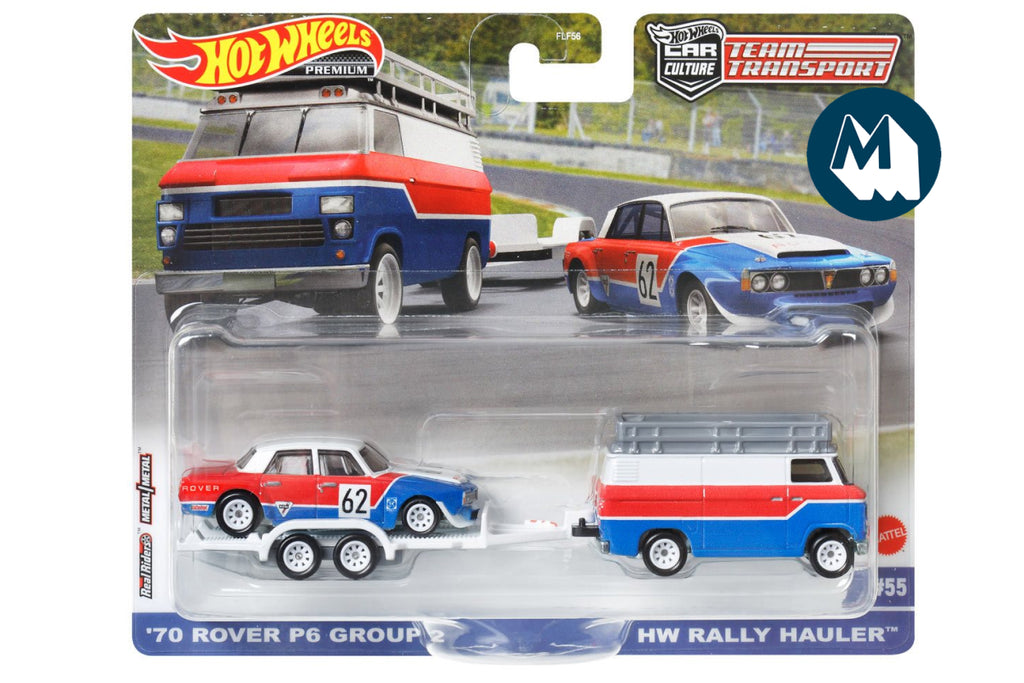 #55 - HW Rally Trailer / '70 Rover P6 Group 2 – Modelmatic