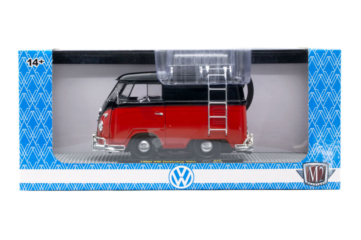 1:24 - 1960 VW Delivery Van (Black & Red)