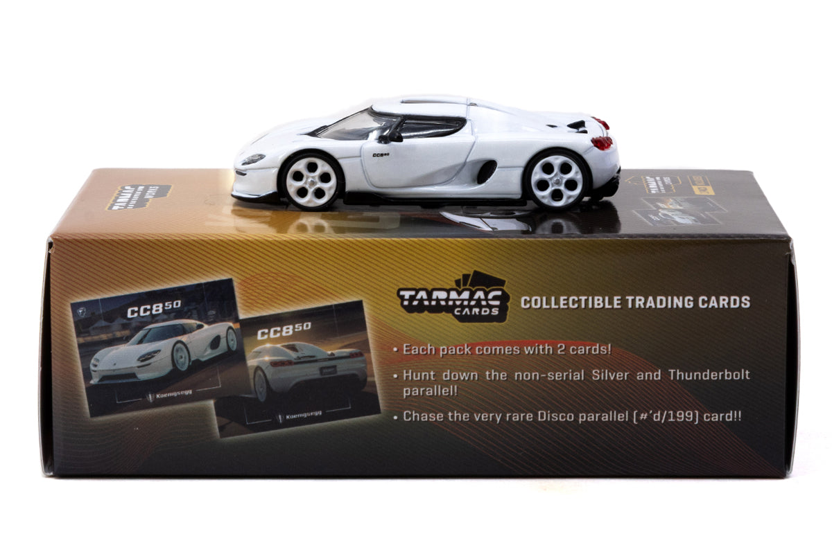 [Pre-Order] Koenigsegg CC850 + Trading Cards (White)