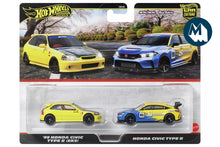 Car Culture Twin Pack - '99 Honda Civic Type R (EK9) / Honda Civic Type R - Spoon Honda