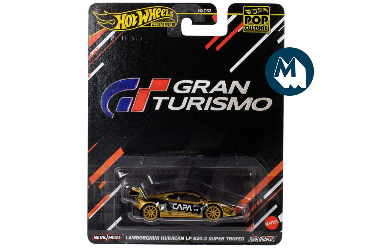 [Damaged] Hot Wheels Pop Culture 2025 Mix 5 / Lamborghini Huracán LP 620-2 Super Trofeo - Gran Turismo