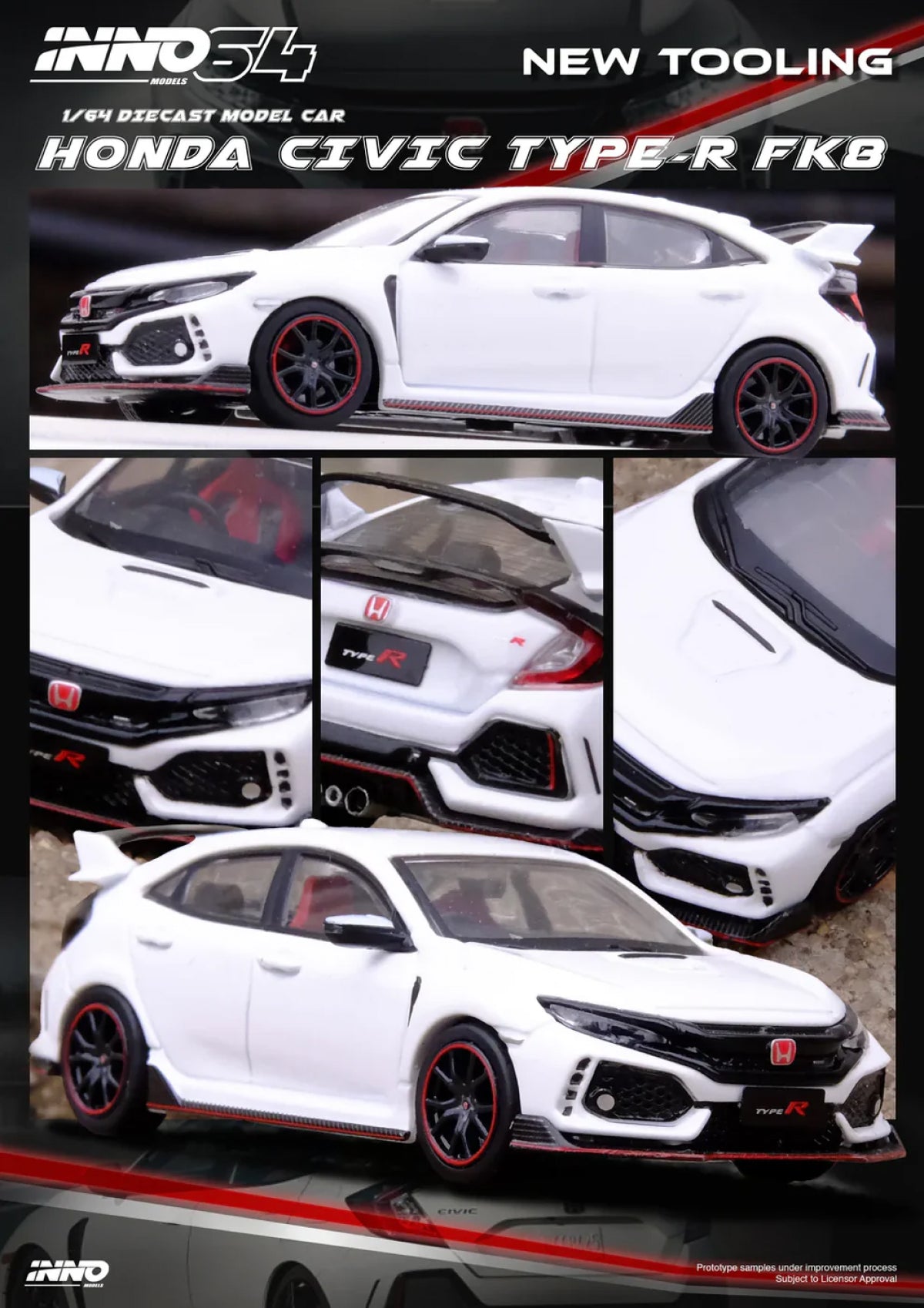 Fk8 Type R White Honda Civic Type R (FK8) (White) – Modelmatic