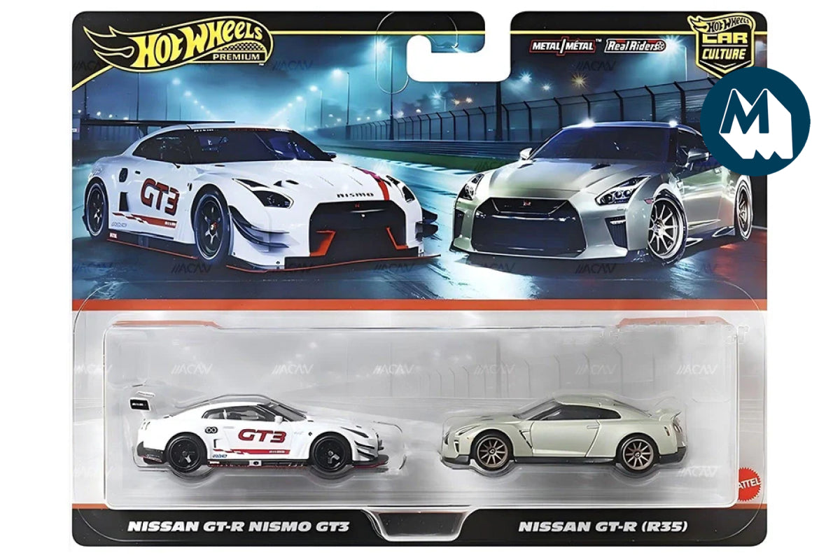 Car Culture Twin Pack - Nissan GT-R NISMO GT3 / Nissan GT-R (R35) - Nissan GT-R