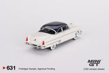 #631 - Lincoln Capri 1954 (Arctic White / Atlantic Blue)