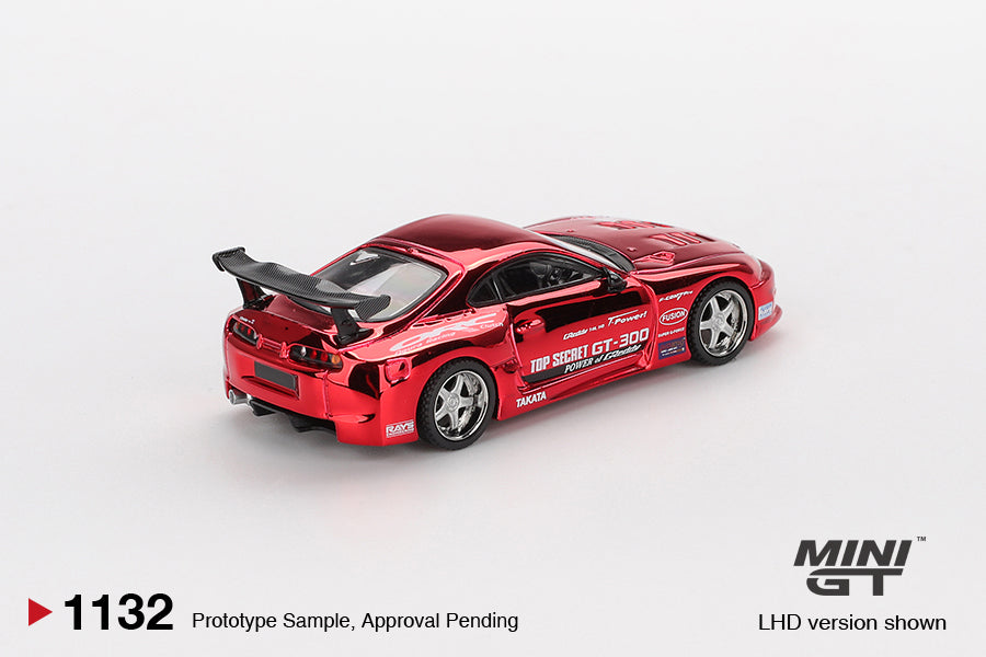 #1132 - Toyota Supra (A80) Top Secret GT-300 - Top Secret (Red Chrome)