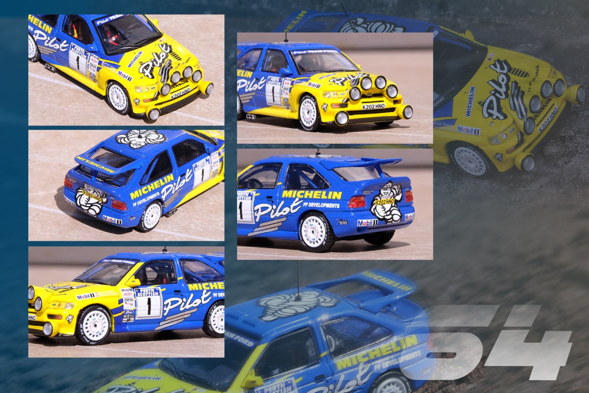 FORD ESCORT RS Cosworth 9° Rallye Monte Carlo 1994 Jesus Puras Ixo FORD ESCORT RS Cosworth 9° Rallye Monte Carlo 1994 Jesus Puras Ixo