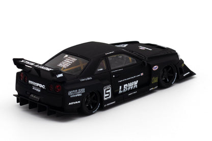 Nissan Skyline "LBWK" (ER34) Super Silhouette (Matt Black / Resin)