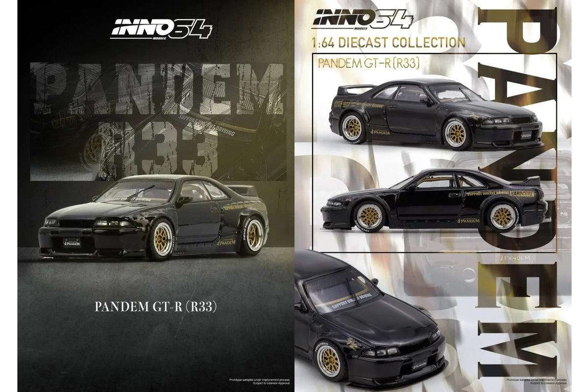 Nissan Skyline GT-R (BCNR33) "Pandem" (Black)