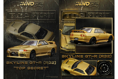 Nissan BNR32 GT-R (650R) "Top Secret" (Gold)