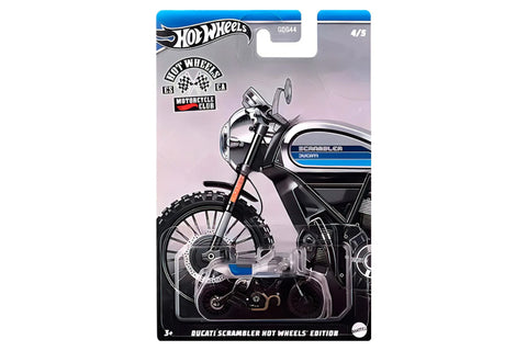 Hot Wheels Motorcycle Club (2024) #04 - Ducati Scrambler Hot Wheels Edition