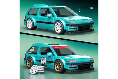1:32 - Custom '90 Honda Civic EF Building Set