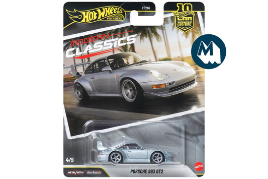 Hot Wheels Car Culture 2026 Mix 4 Modern Classics / #4 - Porsche 993 GT2 (Silver)