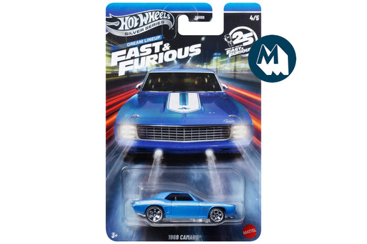 Hot Wheels Fast & Furious 2026 Mix 2 Dream Lineup / #4 - 1969 Camaro (Metalflake (Blue)