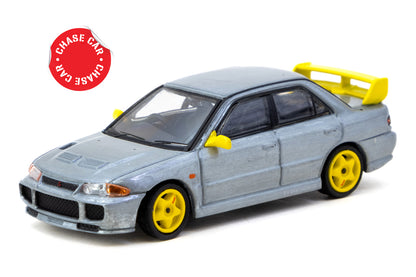 Mitsubishi Lancer GSR Evolution III + Trading Cards (Yellow)