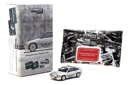 Honda Ballade Sports MUGEN CR-X PRO + Trading Cards (Silver)