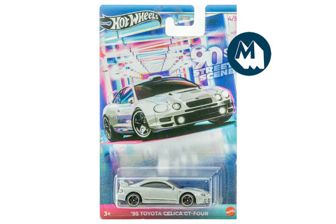 #4 - '95 Toyota Celica GT-Four (Silver) / '90s Street Scene