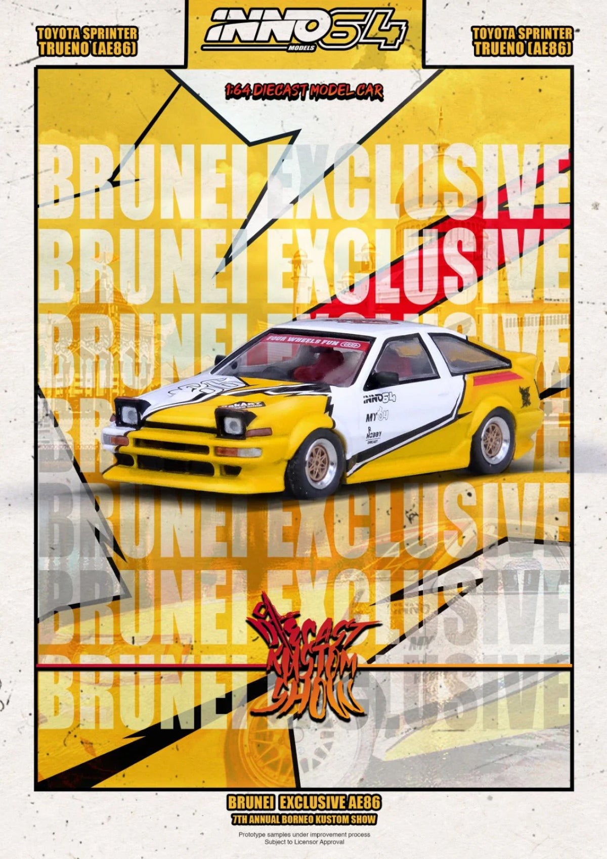 Toyota Sprinter Trueno AE86 - Brunei Diecast Kustom Show 2024