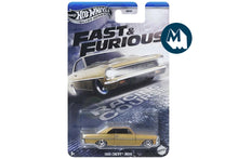 Hot Wheels Fast & Furious 2025 Mix 2 Racing Course / #4 - 1966 Chevy Nova (Metalflake Champagne)