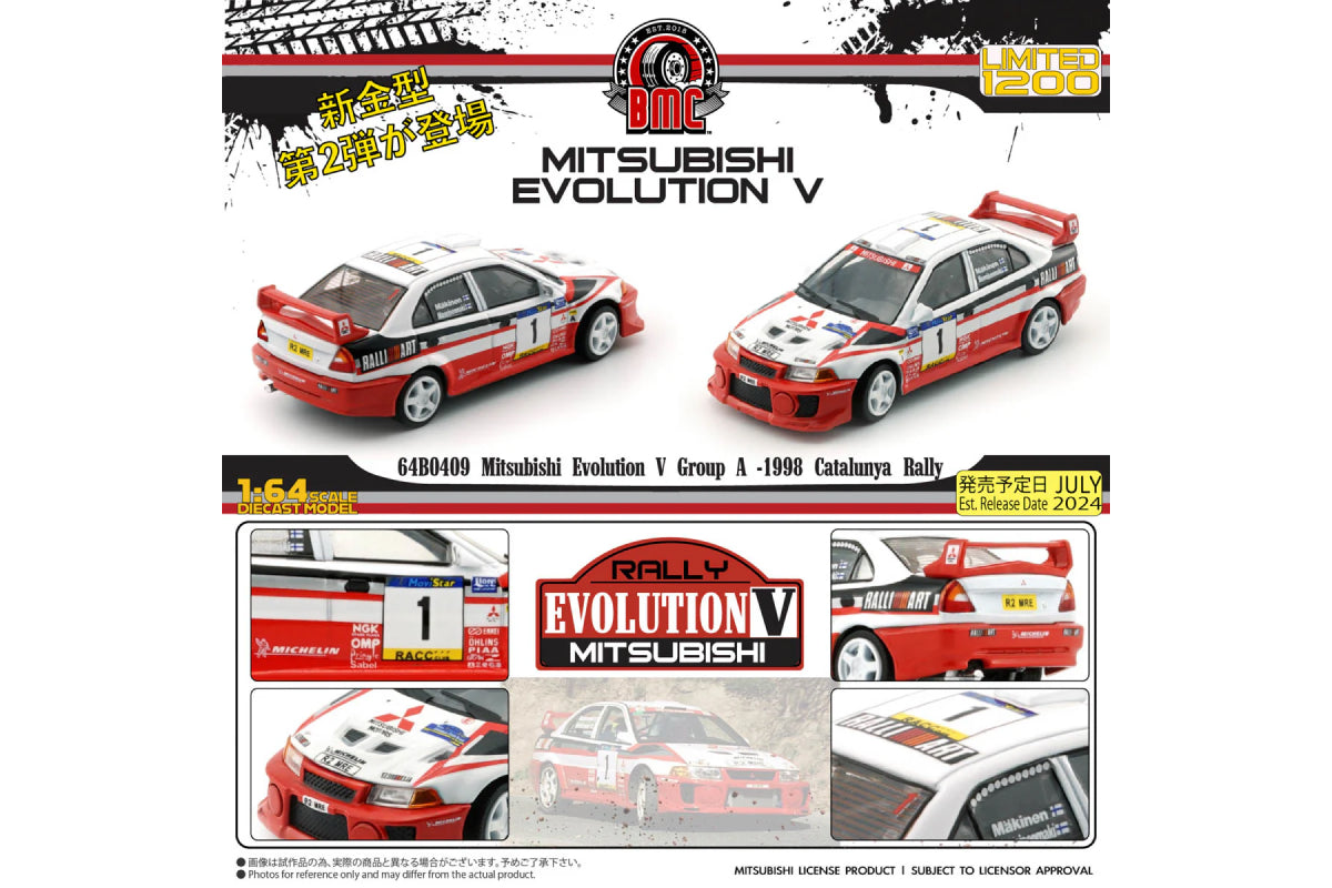 Mitsubishi Lancer EVO V Group A - 1998 Catalunya Rally