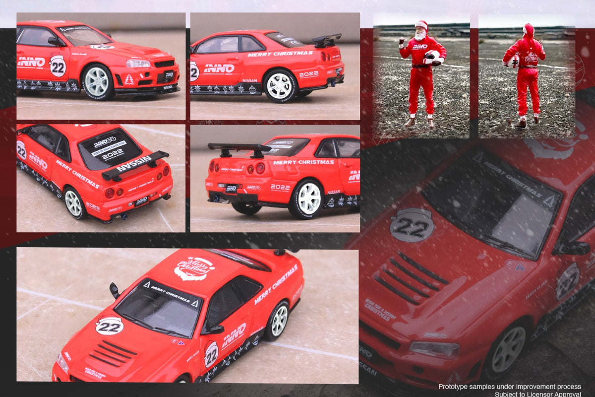 Nissan Skyline GT-R (R34) - X-Mas 2022 Special Edition with Santa Figure