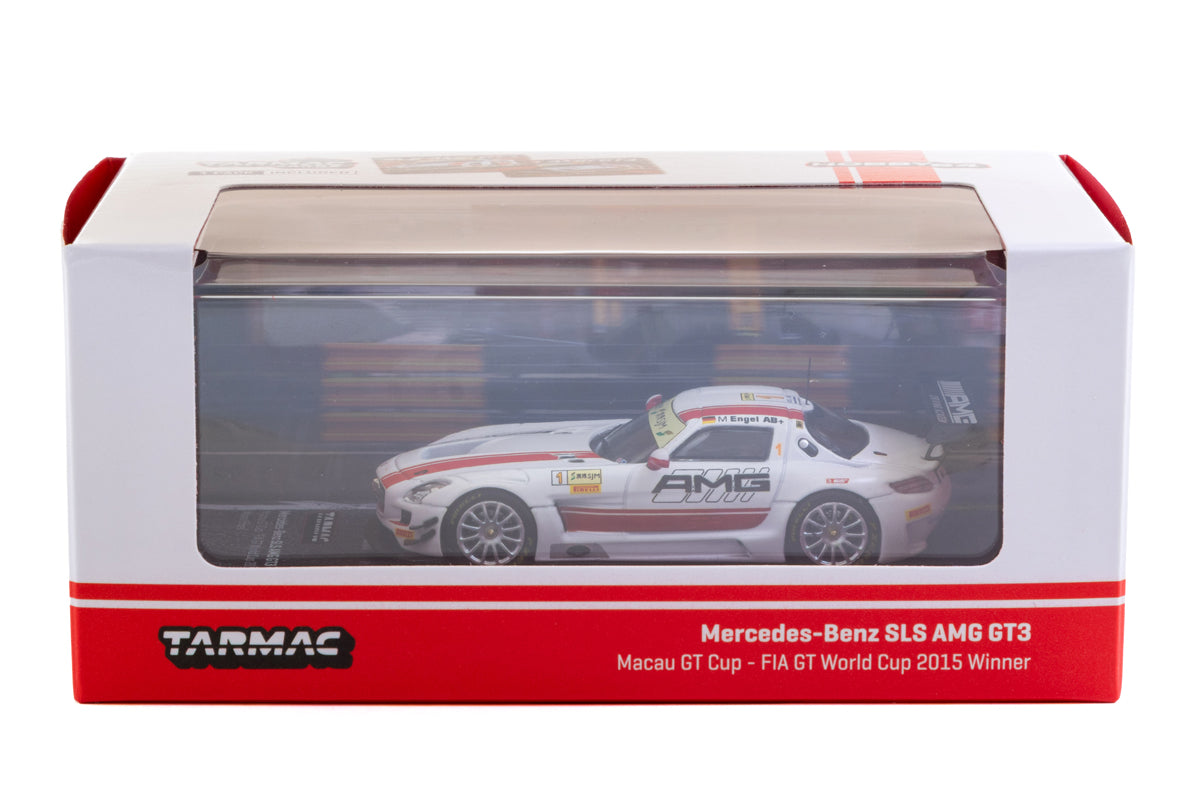 [Pre-Order] Mercedes-Benz SLS AMG GT3 + Trading Cards - Macau GT Cup - FIA GT World Cup 2015 Winner, Maro Engel