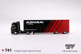 #741 - Mercedes-Benz Actros w/ Racing Transporter "ADVAN"