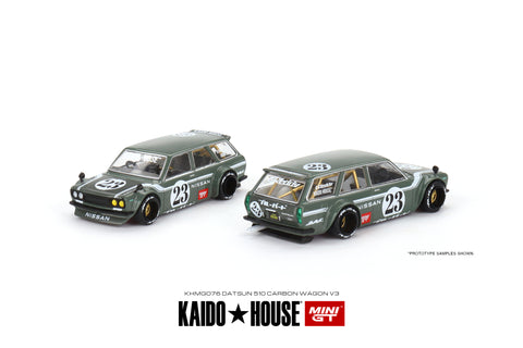 Kaido House x Mini GT Datsun KAIDO Fairlady Z Kaido GT V1 Red KHMG029 1/64