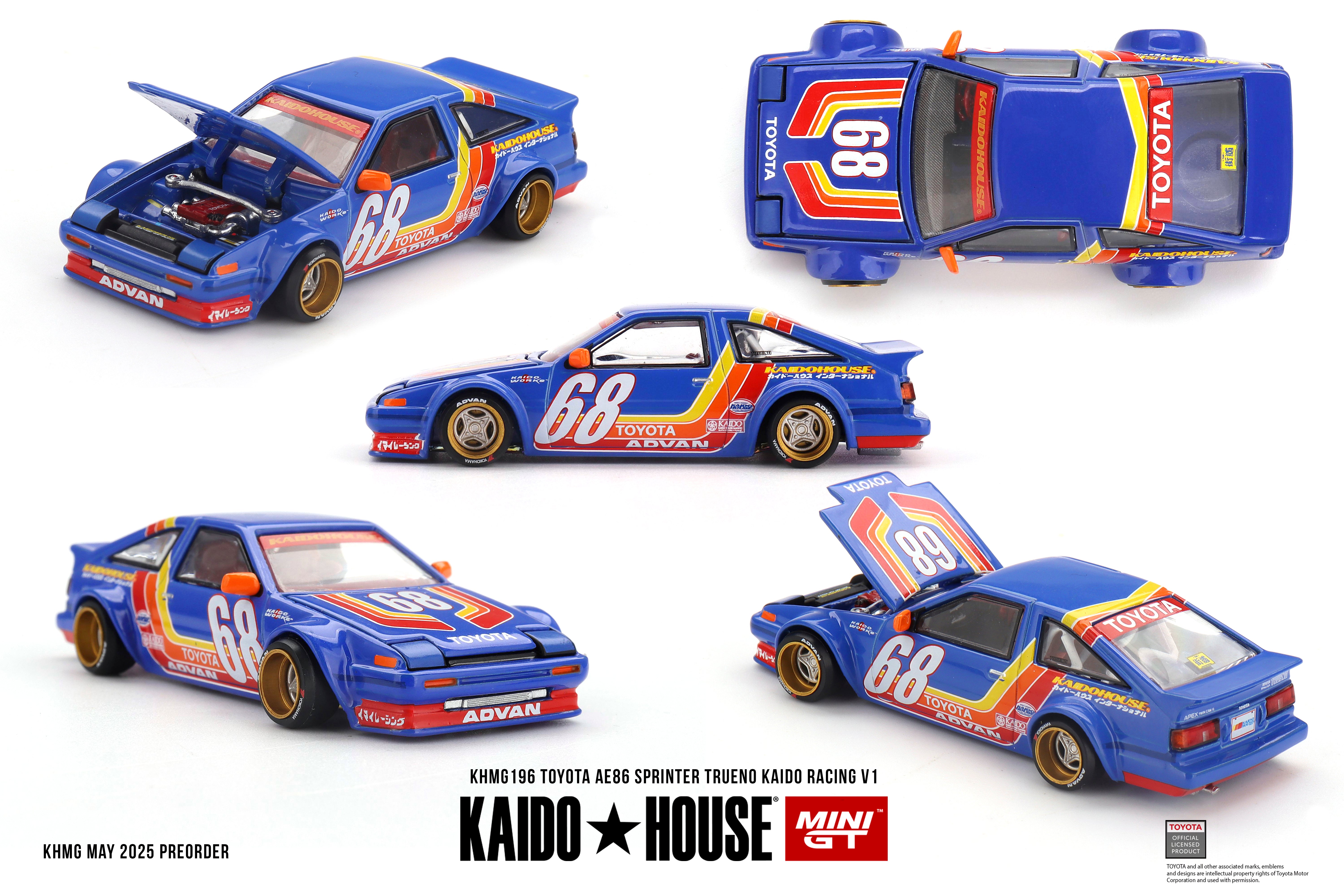 196 - Toyota AE86 Sprinter Trueno Kaido Racing V1 – Modelmatic