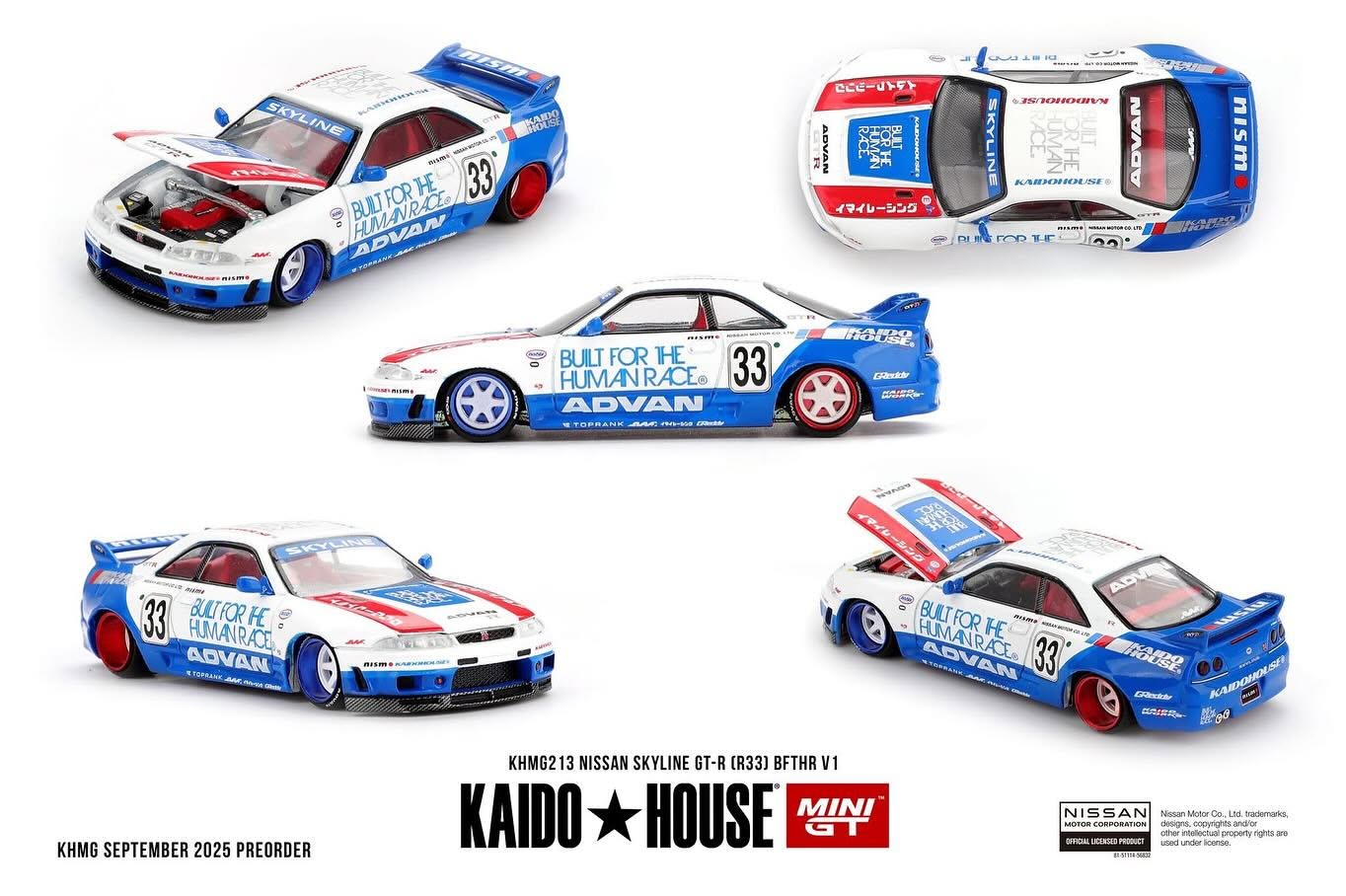 [Pre-Order] #213 - Nissan Skyline GT-R (R33) BFTHR V1