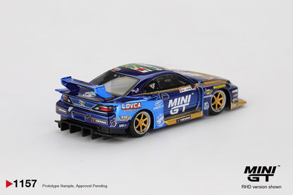 #1157 - Nissan Silvia (S15) LB-Super Silhouette #555 Team MINI GT Liberty Walk 2025 Formula Drift