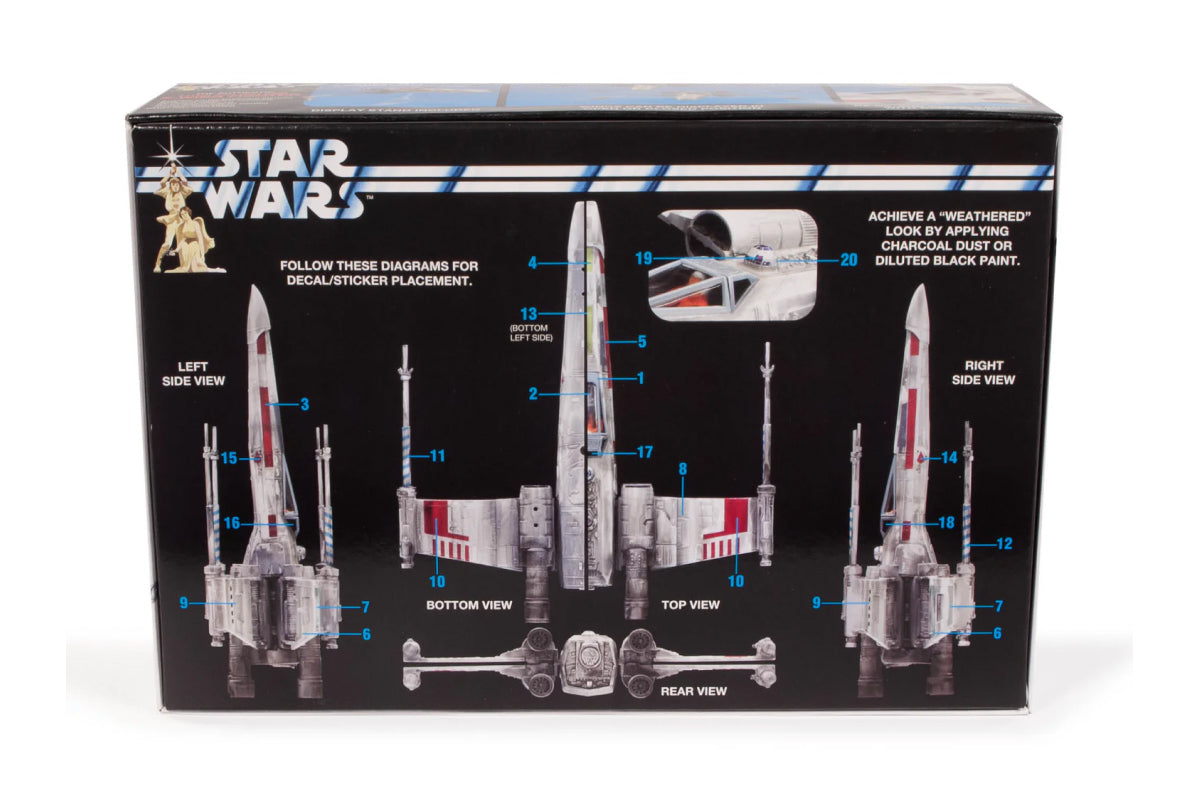 1:63 - Star Wars: A New Hope X-Wing Fighter (Snap Model Kit)