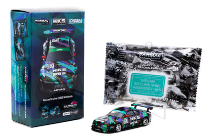 Nissan Skyline (R32) Widebody + Trading Cards - HKS
