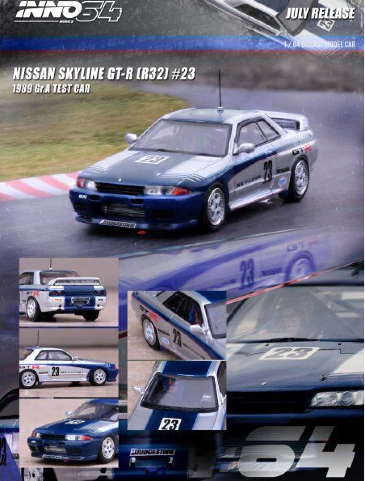 Nissan Skyline GT-R (R32) - #23 Gr.A Test Car 1989 – Modelmatic