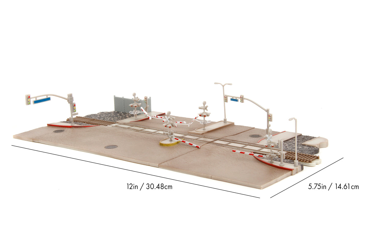 Nano Hollywood Rides - Final Race Diorama with Toyota Supra and Dodge Charger / Fast & Furious