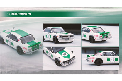 Nissan Skyline 2000 GT-R (KPGC10) - Malaysia Diecast Expo 2023 Event Edition (White)