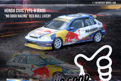 Honda Civic EK9 "No Good Racing" Red Bull Livery