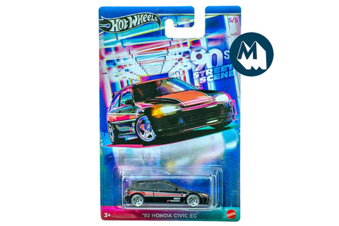 #5 - '92 Honda Civic EG (Black) / '90s Street Scene