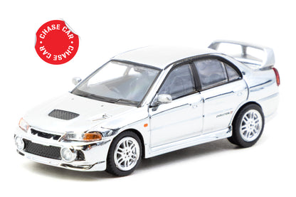 Mitsubishi Lancer GSR Evolution IV + Trading Cards (Silver)