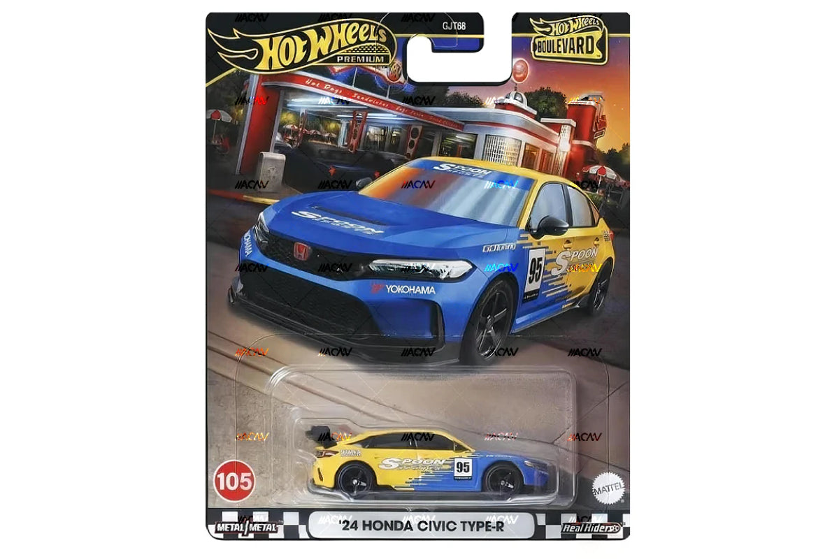 Hot Wheels Boulevard 2024 / #105 - '24 Honda Civic Type-R - Spoon
