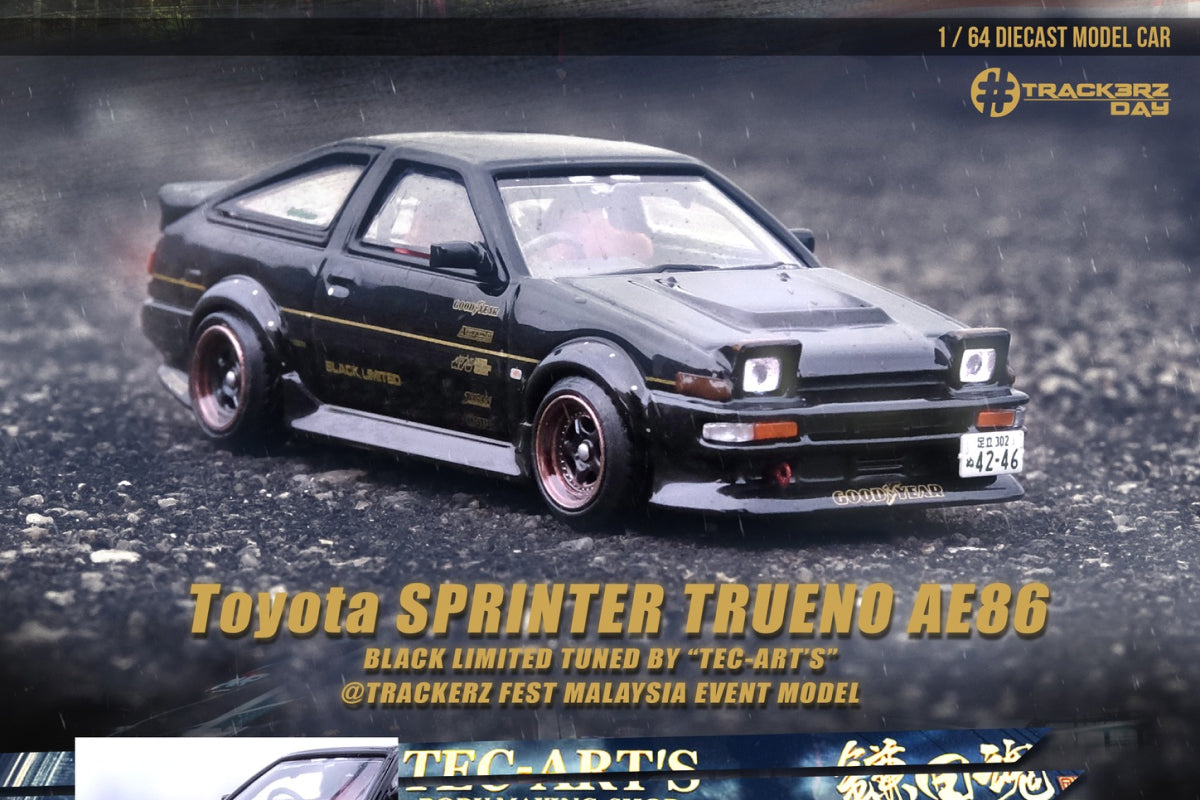 Toyota Sprinter Trueno AE86 "Black Limited" Tuned by TEC-ART'S