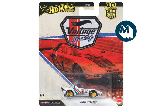 Hot Wheels Car Culture 2026 Mix 5 Vintage Racing / #5 - Lancia Stratos (White)
