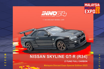 Nissan Skyline GT-R (R34) - Z-Tune Full Carbon / Malaysia Diecast Expo 2023 Event Edition