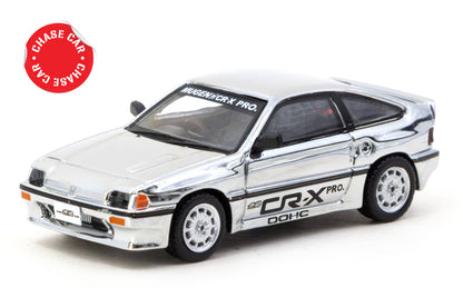 Honda Ballade Sports MUGEN CR-X PRO + Trading Cards (Silver)